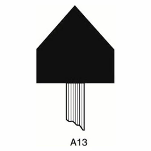 Grier Abrasives Mounted Point A13, 1-1/8" x 1-1/8" - 1/4x1-1/2 Shank, 60, Blue - Pkg Qty 50 1 Grier Abrasives Mounted Point A13, 1-1/8" x 1-1/8" - 1/4x1-1/2 Shank, 60, Blue - Pkg Qty 50