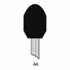 Grier Abrasives Mounted Point A6, 3/4" x 1-1/8" - 1/4x1-1/2 Shank, 60, Blue - Pkg Qty 50