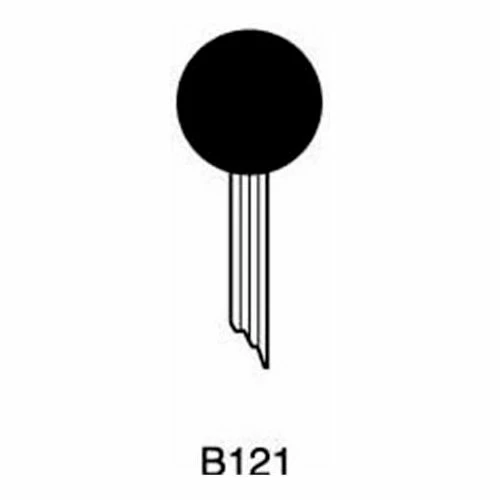 Grier Abrasives Mounted Point B121, 1/2" x 1/2" - 1/8x1-1/2 Shank, 80, Red - Pkg Qty 100 1 Grier Abrasives Mounted Point B121, 1/2" x 1/2" - 1/8x1-1/2 Shank, 80, Red - Pkg Qty 100