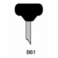 Grier Abrasives Mounted Point B61, 3/4" x 5/16" - 1/8x1-1/2 Shank, 80, Red - Pkg Qty 100