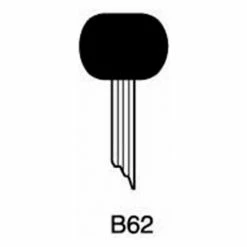 Grier Abrasives Mounted Point B62, 1/2" x 3/8" - 1/8x1-1/2 Shank, 80, Pink - Pkg Qty 100