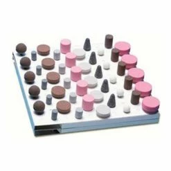 Grier Abrasives Mounted Point Kit Various Sizes - 1/4x1-1/2 Shank