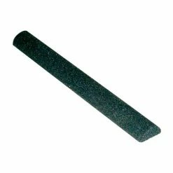 Grier Abrasives Stone Tool Room Half Round, 1/8" x 4" x 1/4" Shank, 150, Black - Pkg Qty 50