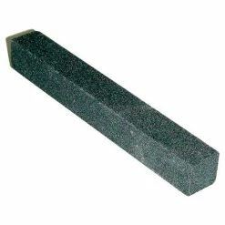 Grier Abrasives Stone Tool Room Square, 1/2" x 4" x 1/2" Shank, 220, Blue/Gray - Pkg Qty 50