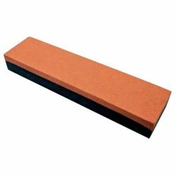 Grier Abrasives Stone Bench, 1" x 8" x 2" Shank, 120/320, Blue & Orange - Pkg Qty 10