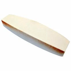 Grier Abrasives Stone Boat, 1-1/2" x 9" x 2-1/2" Shank, 80, White - Pkg Qty 10