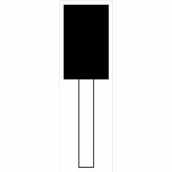 Grier Abrasives Mounted Point W206, 3/4" x 1-1/4" - 1/4x1-1/2 Shank, 60, Pink - Pkg Qty 50