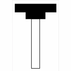 Grier Abrasives Mounted Point W225, 1-1/4" x 1/4" - 1/4x1-1/2 Shank, 60, Red - Pkg Qty 50