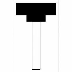 Grier Abrasives Mounted Point W226, 1-1/4" x 3/8" - 1/4x1-1/2 Shank, 60, Pink - Pkg Qty 50