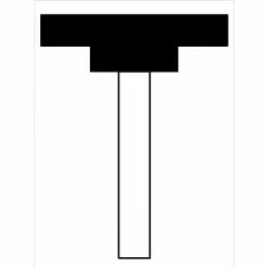 Grier Abrasives Mounted Point W235, 1-1/2" x 1/4" - 1/4x1-1/2 Shank, 60, Pink - Pkg Qty 50