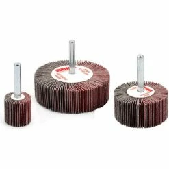 Superior Abrasives 10101 Flap Wheel Mandrel 1 x 5/8 x 1/4 Aluminum Oxide Medium - Pkg Qty 10