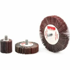 Superior Abrasives 10167 Flap Wheel Mandrel 1-1/2 x -1/2 x 1/4-20 Aluminum Oxide Medium - Pkg Qty 10