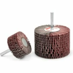 Superior Abrasives 28145 Flap Mop Mandrel 3 x 2 x 1/4 Aluminum Oxide Very Fine - Pkg Qty 5