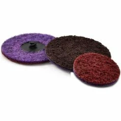 Superior Abrasives 50758 Conditioning QCEP Disc Type R 3" Aluminum Oxide Coarse - Pkg Qty 25