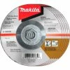 Makita® Hubbed INOX Grinding Wheel, 36 Grit, Type 27, 6"Dia x 1/4"T x 5/8-11" Ctr HoleDia-25/Pk