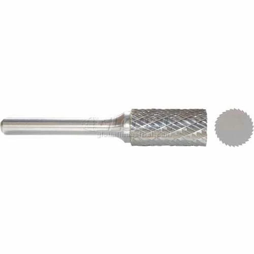 Monster Tool Made in USA SC-3 Carbide Burr, 3/8" Diameter, Double Cut, Cylinder - Radius End 1 Monster Tool Made in USA SC-3 Carbide Burr, 3/8" Diameter, Double Cut, Cylinder - Radius End