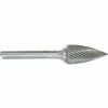 Monster Tool Made in USA SG-2 Carbide Burr, 5/16" Diameter, Double Cut, Pointed Tree