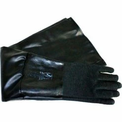ALC 40249 Cloth Lined Blast Gloves Premium, Rubber