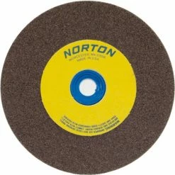 Norton 07660788250 Gemini Bench and Pedestal Wheel 6" x 1" x 1" 100 Grit Aluminum Oxide