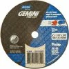 Norton 66243510655 Gemini Small Diameter Cut-Off Wheel 4" x 1/16" x 3/8" 36 Grit Alum. Oxide Type 1 - Pkg Qty 25