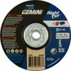 Norton 66252830587 Gemini Right Angle Cut-Off Wheel 6" x .045" x 5/8 - 11" 24 Grit Alum. Oxide T27 - Pkg Qty 10