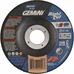 Norton 66252842026 Gemini Right Angle Cut-Off Wheel 4-1/2" x .045" x 7/8" 24 Grit Alum. Oxide T27 - Pkg Qty 25