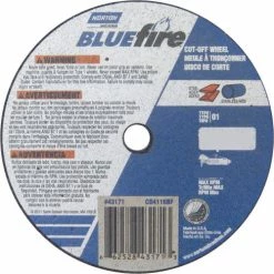 Norton 66252843175 BlueFire Small Diameter Cut-Off Wheel 3" x 1/16" x 3/8" 46 Grit Alum. Oxide T1 - Pkg Qty 25