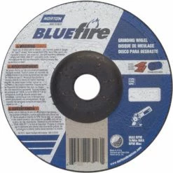 Norton 66252843203 BlueFire Grinding Wheel 6" x 1/4" x 7/8" 24 Grit Zirconia Alumina / Alum. Oxide - Pkg Qty 20