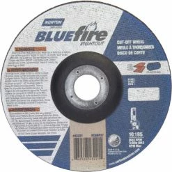 Norton 66252843221 BlueFire Cutting Wheel 4" x 1/16" x 7/8" Zirconia Alumina / Aluminum Oxide - Pkg Qty 25
