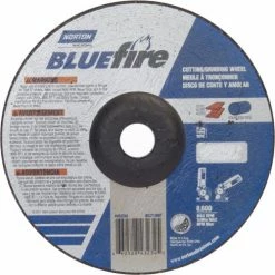Norton 66252843234 BlueFire Grinding and Cutting Wheel 7" x 1/8" x 7/8" Zirconia Alum. / Alum. Oxide - Pkg Qty 20