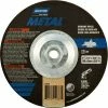 Norton 66252912633 Metal Grinding Wheel 7" x 1/4" x 5/8 - 11" 24 Grit Aluminum Oxide - Pkg Qty 10