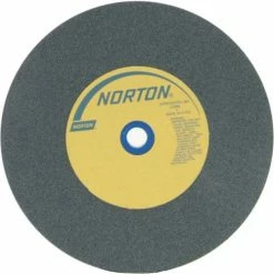 Norton 66253160366 Gemini Bench and Pedestal Wheel 10" x 1" x 1-1/4" 80 Grit Silicon Carbide