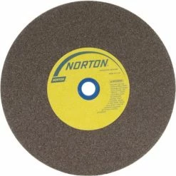 Norton 66253161251 Gemini Bench and Pedestal Wheel 10" x 1-1/4" x 1-1/4" 60 Grit Aluminum Oxide