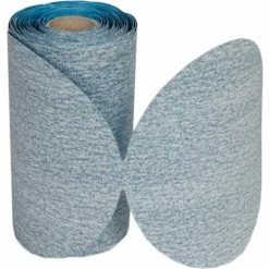 Norton 66254487448 Paper PSA Disc Roll 6" Dia. P180 Grit Silicon Carbide 100 Disc Per Roll - Pkg Qty 4