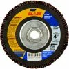 Norton 66261096435 Blaze Fiberglass HD Flat Flap Disc T27 4-1/2" x 5/8 - 11" 60 Grit Gel Ceramic - Pkg Qty 10