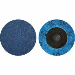 Norton 66261121049 BlueFire Quick-Change Cloth Disc 2" Dia. 80 Grit Zirconia Alumina Type III - Pkg Qty 25