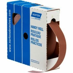 Norton 66261126271 Metalite Cloth Roll 1"W x 50 Yds. Aluminum Oxide P220 Grit