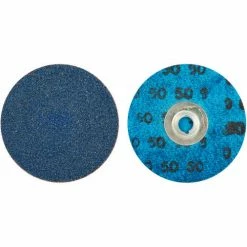 Norton 66261138665 BlueFire Quick-Change Cloth Disc 3" Dia. 24 Grit Zirconia Alumina Type II - Pkg Qty 25