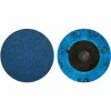 Norton 66261138670 BlueFire Quick-Change Cloth Disc 2" Dia. 50 Grit Zirconia Alumina Type III - Pkg Qty 25