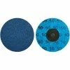 Norton 66261138675 BlueFire Quick-Change Cloth Disc 3" Dia. 24 Grit Zirconia Alumina Type III - Pkg Qty 25