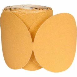 Norton 66261149836 Paper PSA Disc Roll 6" Dia. P240 Grit Aluminum Oxide 100 Disc Per Roll