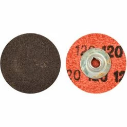 Norton 66623318976 Neon Quick-Change Cloth Disc 1-1/2" Dia. P80 Grit Zirconia Alumina Type II - Pkg Qty 100