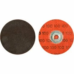 Norton 66623319024 Neon Quick-Change Cloth Disc 3" Dia. P60 Grit Zirconia Alumina Type II - Pkg Qty 50