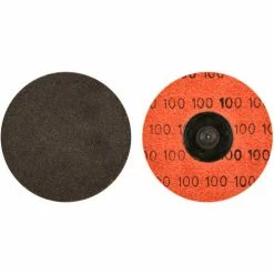 Norton 66623319029 Neon Quick-Change Cloth Disc 3" Dia. P50 Grit Zirconia Alumina Type III - Pkg Qty 50