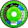 Norton 66623399007 Neon Plastic Flat Flap Disc T27 4-1/2" x 7/8" P120 Grit Zirconia Alumina - Pkg Qty 10