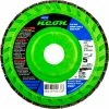 Norton 66623399011 Neon Plastic Flat Flap Disc T27 5" x 7/8" P120 Grit Zirconia Alumina - Pkg Qty 10