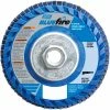 Norton 66623399156 BlueFire Plastic Flat Flap Disc T27 7" x 5/8 - 11" P40 Grit Zirconia Alumina - Pkg Qty 10