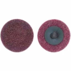 Merit Abrasives Merit 69957351584 Abrasotex Non-Woven Quick-Change Disc 1" Dia. MED Grit Aluminum Oxide Type III - Pkg Qty 50