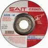 United Abrasives-Sait United Abrasives - Sait 20012 Depressed Center Wheel T27 A24N 4"x 1/4" x 3/8" 24 Grit Aluminum Oxide - Pkg Qty 25