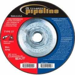 United Abrasives-Sait United Abrasives - Sait 20135 Depressed Center Wheel T27 7-1/2"x 1/8" x 5/8-11" Proprietary Grain - Pkg Qty 10